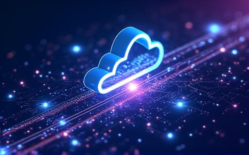 クラウドとネットワークの抽象的なイメージ
